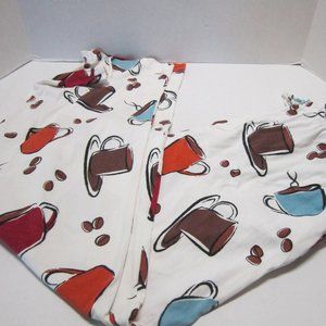 Pajamagram Men's Lounge Pants Coffee Lover Themed Pajamas PJ Size Large